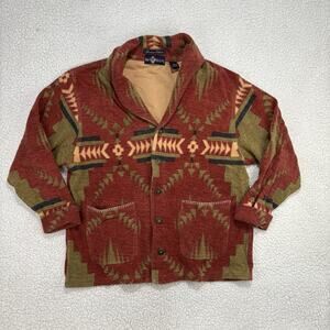 Rift Valley Adventurer Knitwear XS Southwestern Native Button Up Jacket Shacket